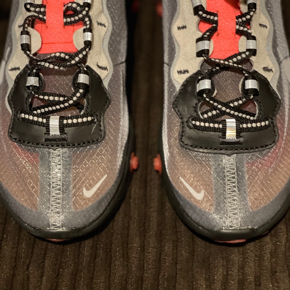Nike React Element 87 - Blue Chill Solar Red - Picture 4 of 10